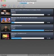 Aneesoft free YouTube Downloader for Mac screenshot